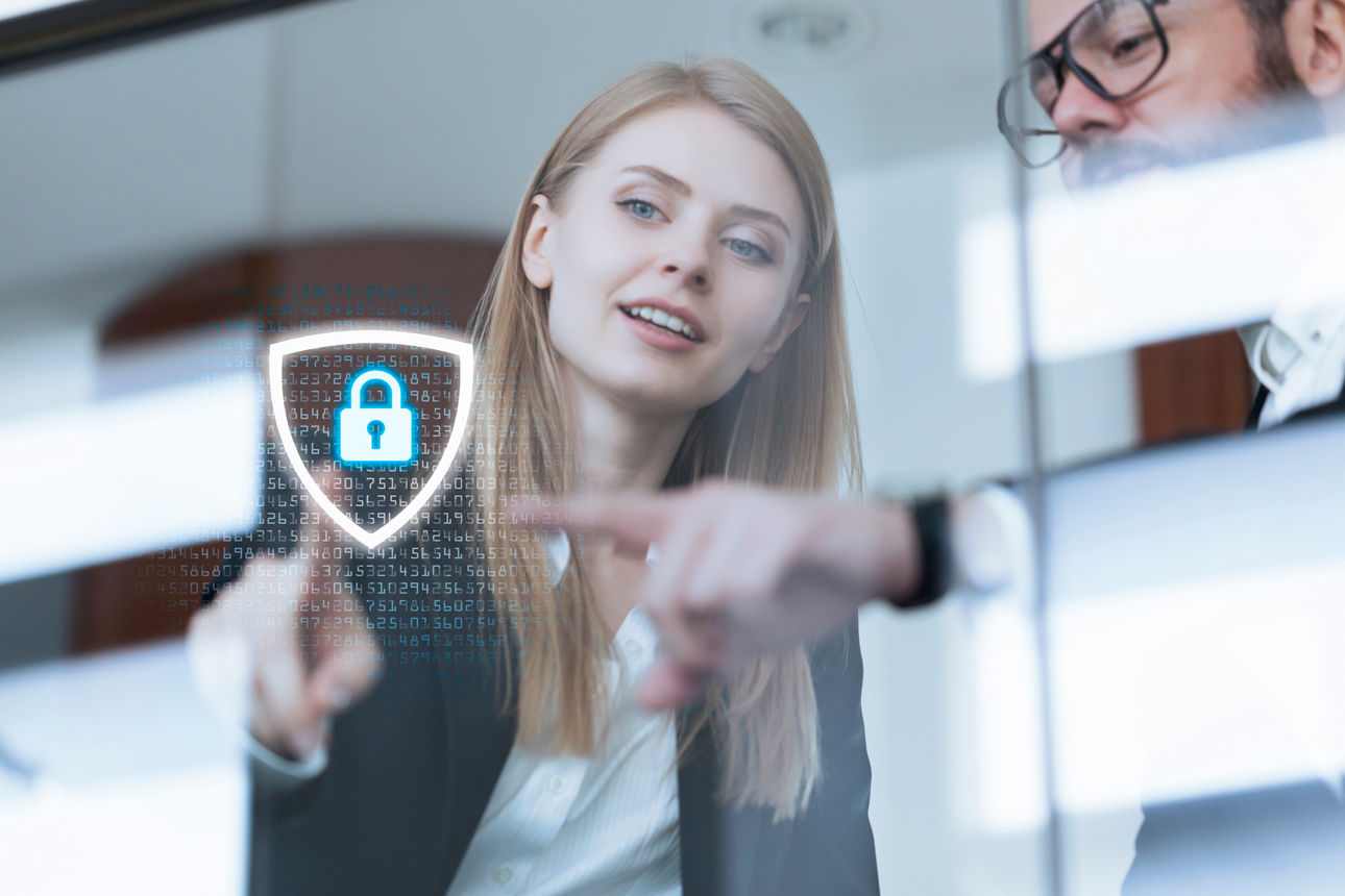 Cyber security and Network protection concept