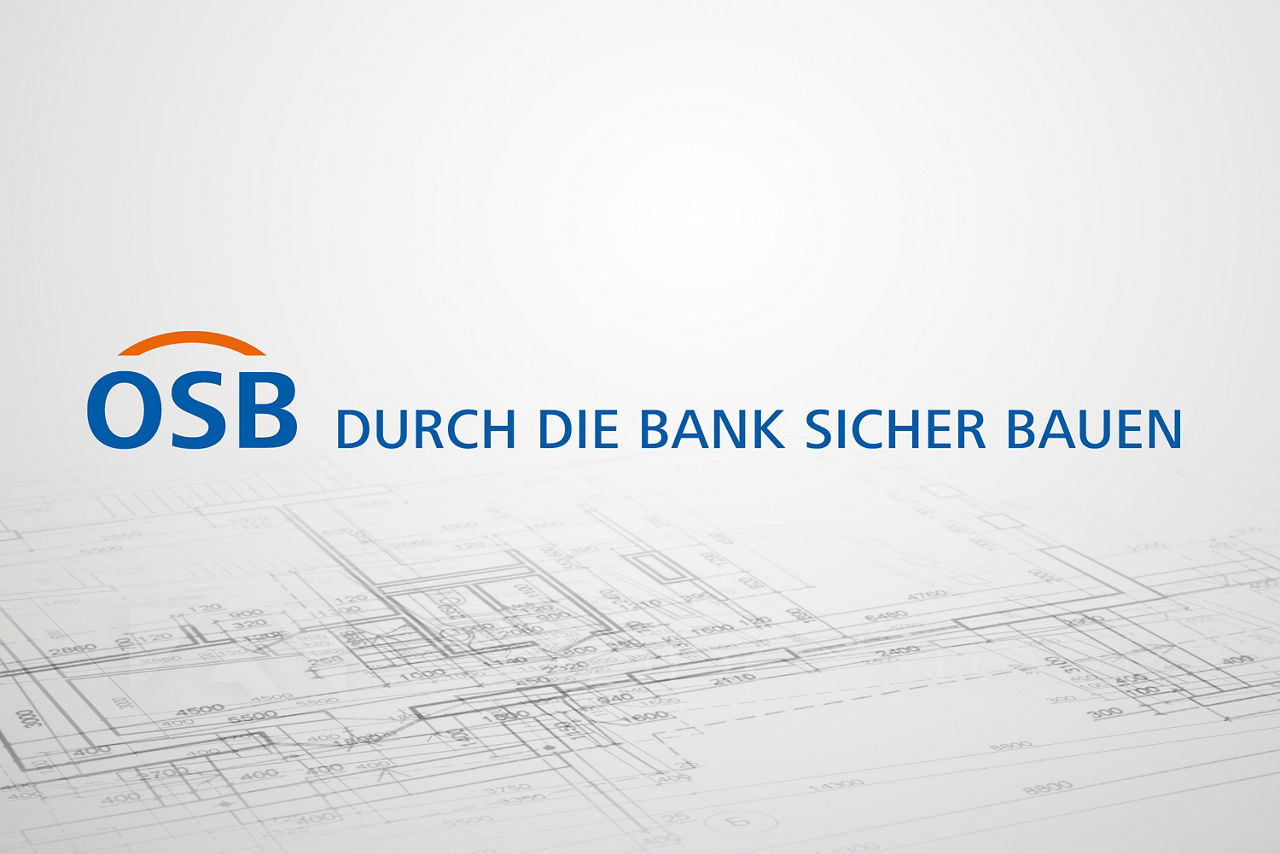 Logo der OSB-Volksbank Immobilien GmbH auf einem neutralen Hintergrund.