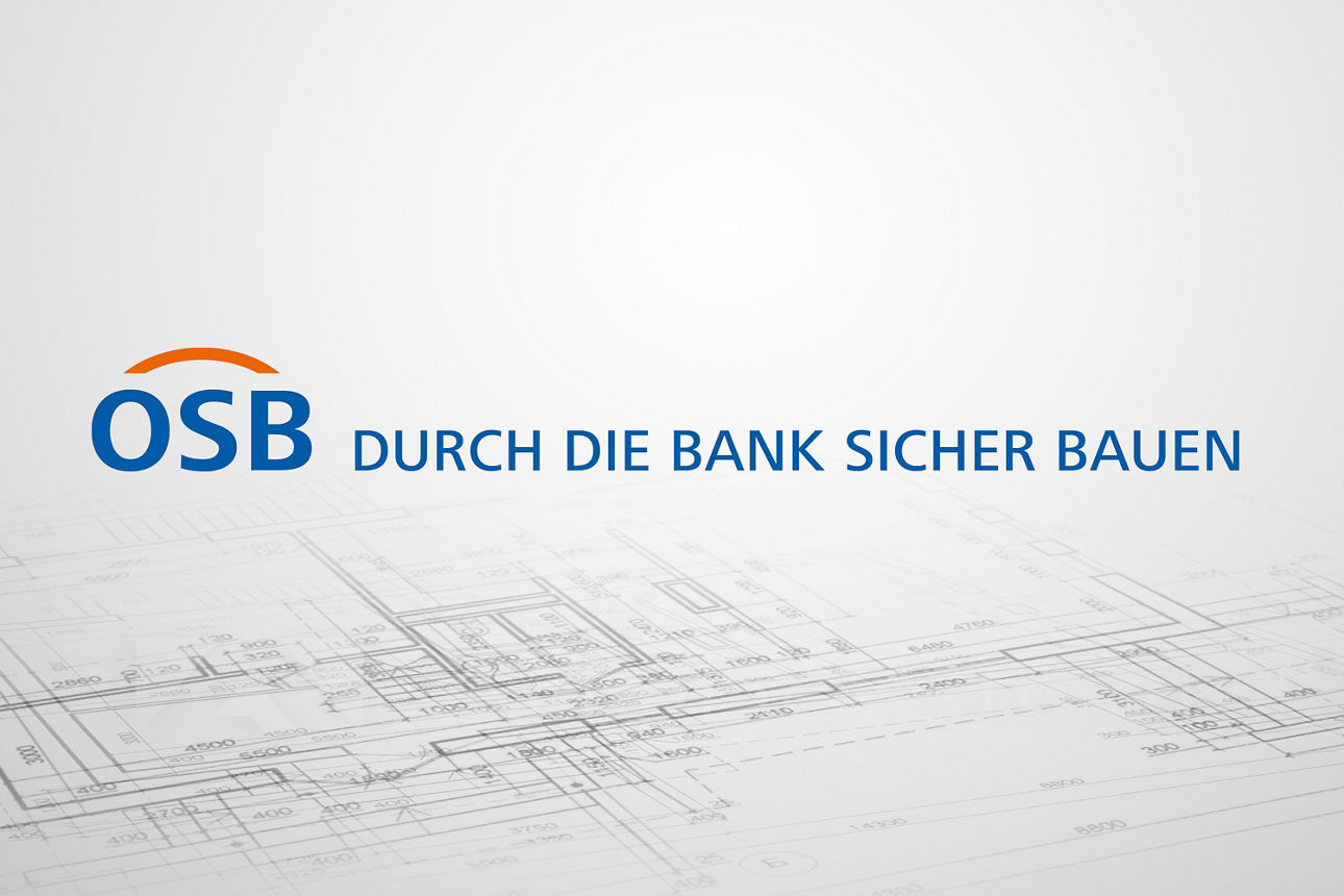 Logo der OSB-Volksbank Immobilien GmbH auf einem neutralen Hintergrund.