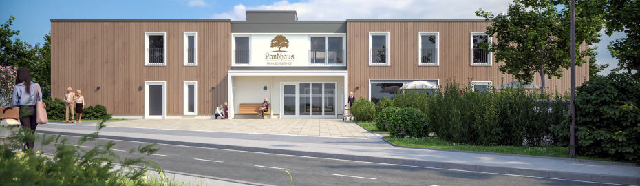 Blick auf Seniorenwohngemeinschaft Landhaus Betreutes Wohnen Gera-Zwötzen