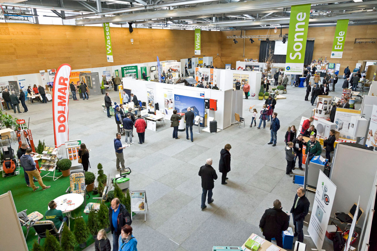 Blick auf eine Messe