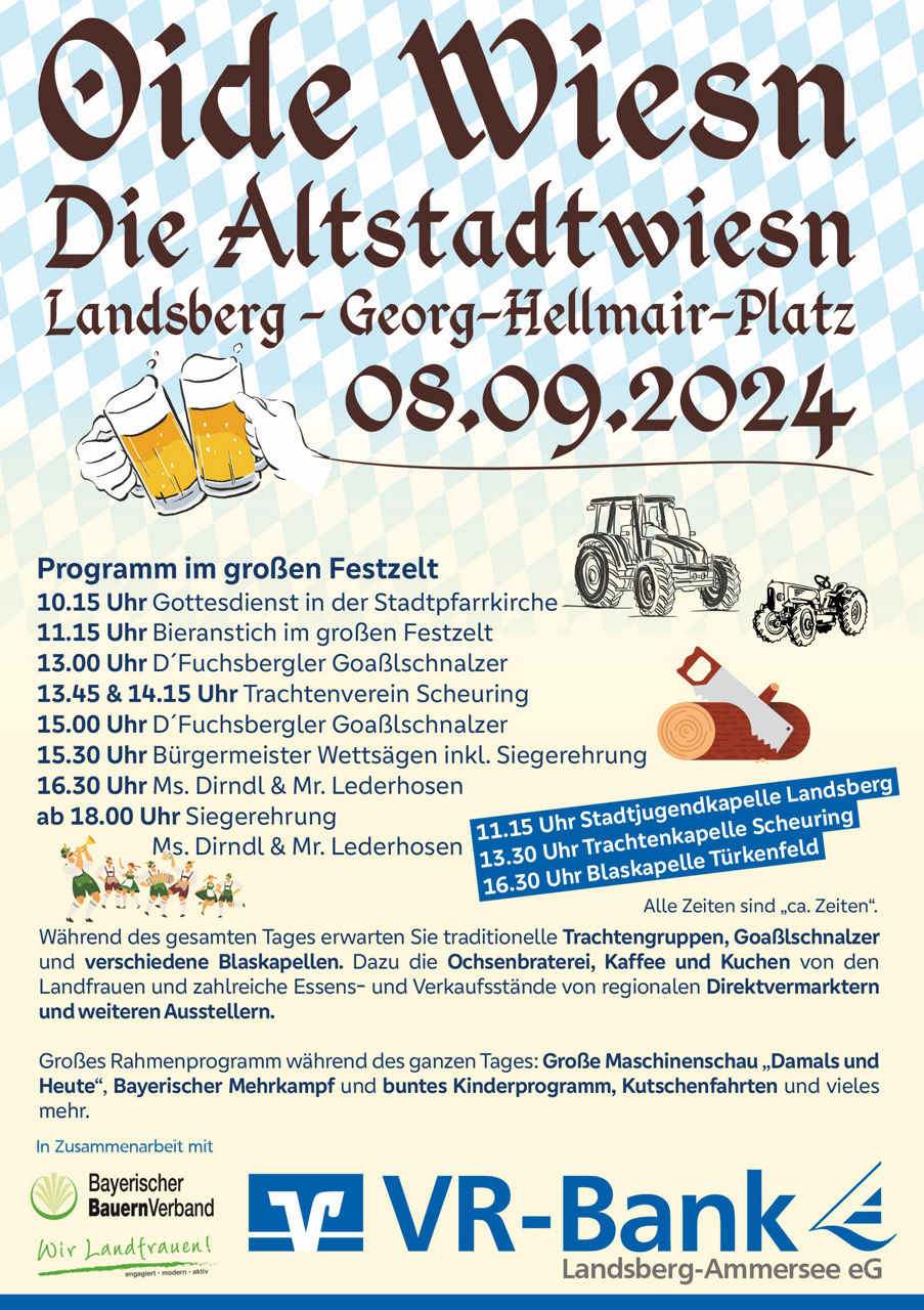 In 2 Tagen ist wieder Oide Wiesn - die Altstadtwiesn!