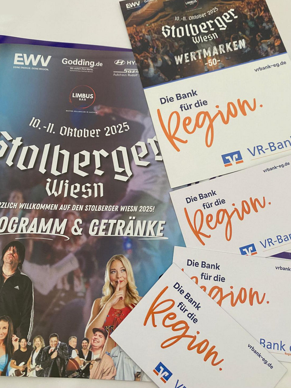 Stolberger Wiesn Wertmarken.