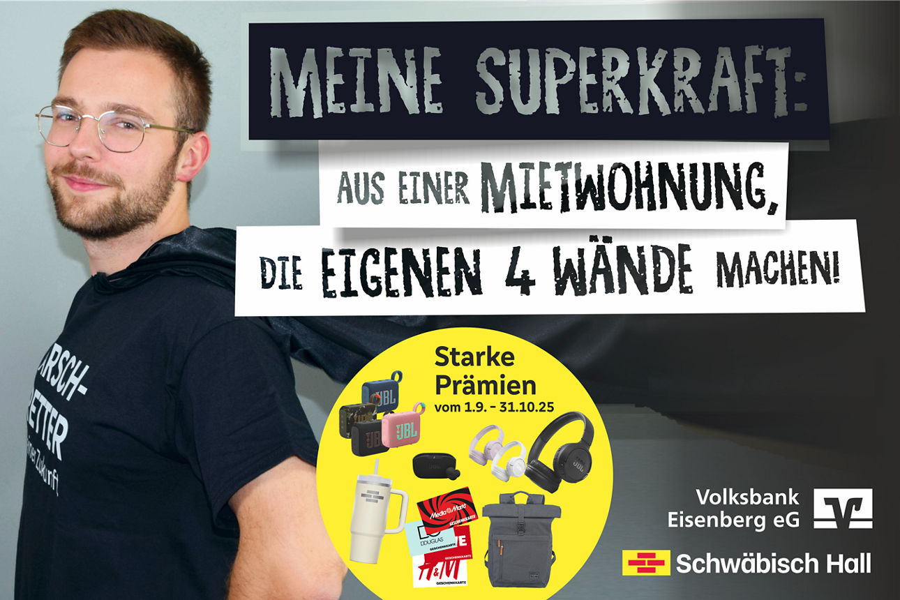 Meine Superkraft - Erster Bausparvertrag