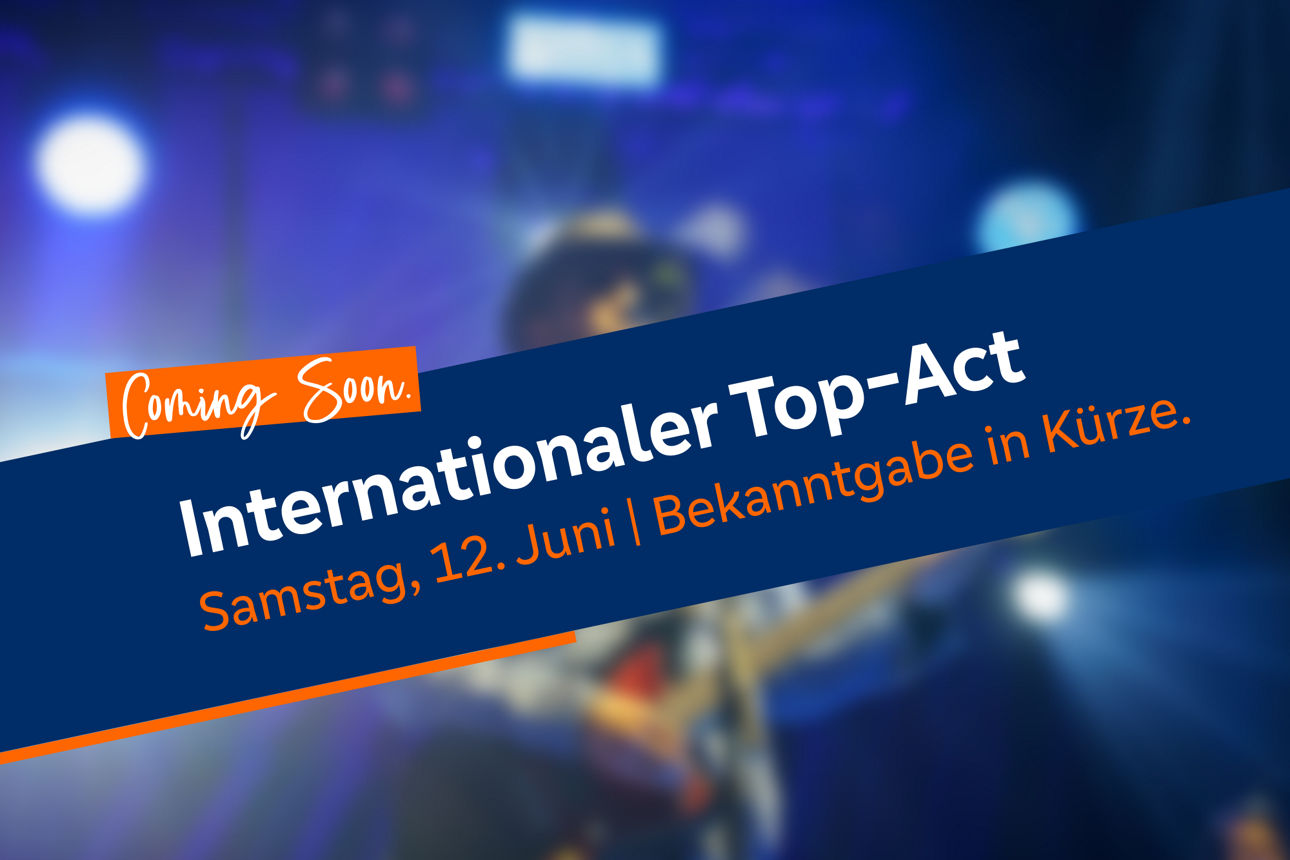 Open Air am Königsee. Internationaler Top Act. Coming Soon.