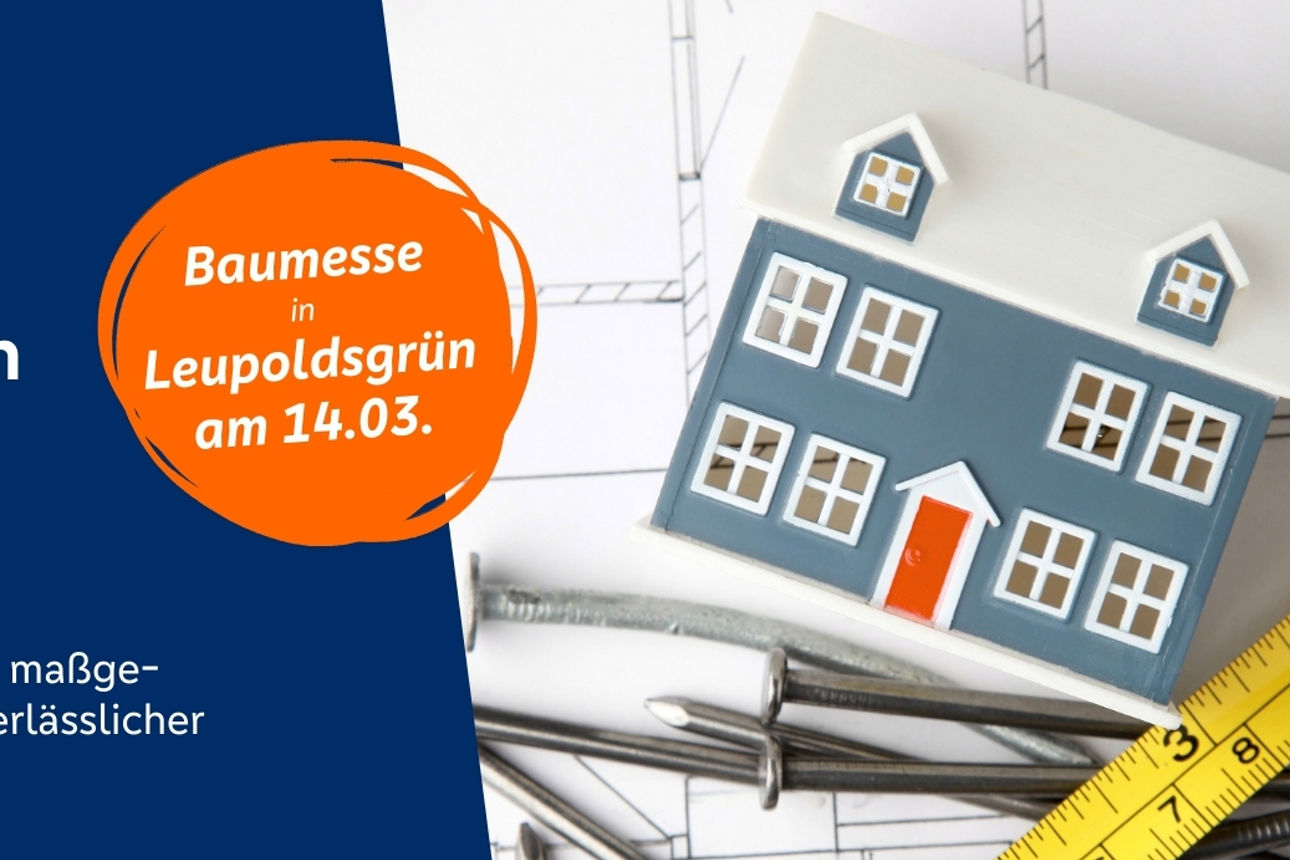 Bauplan, Haus und Maßband