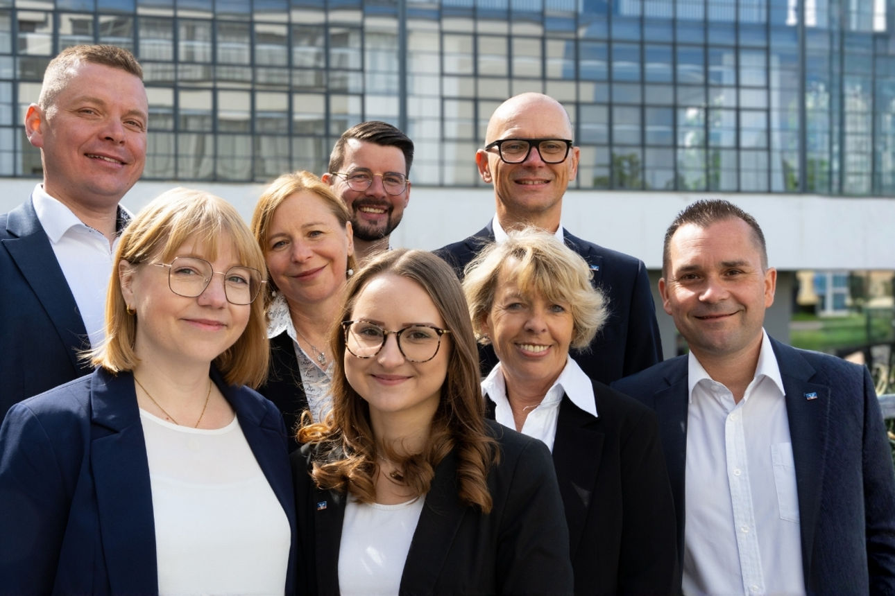 Teamfoto der Firmenkundenabteilung