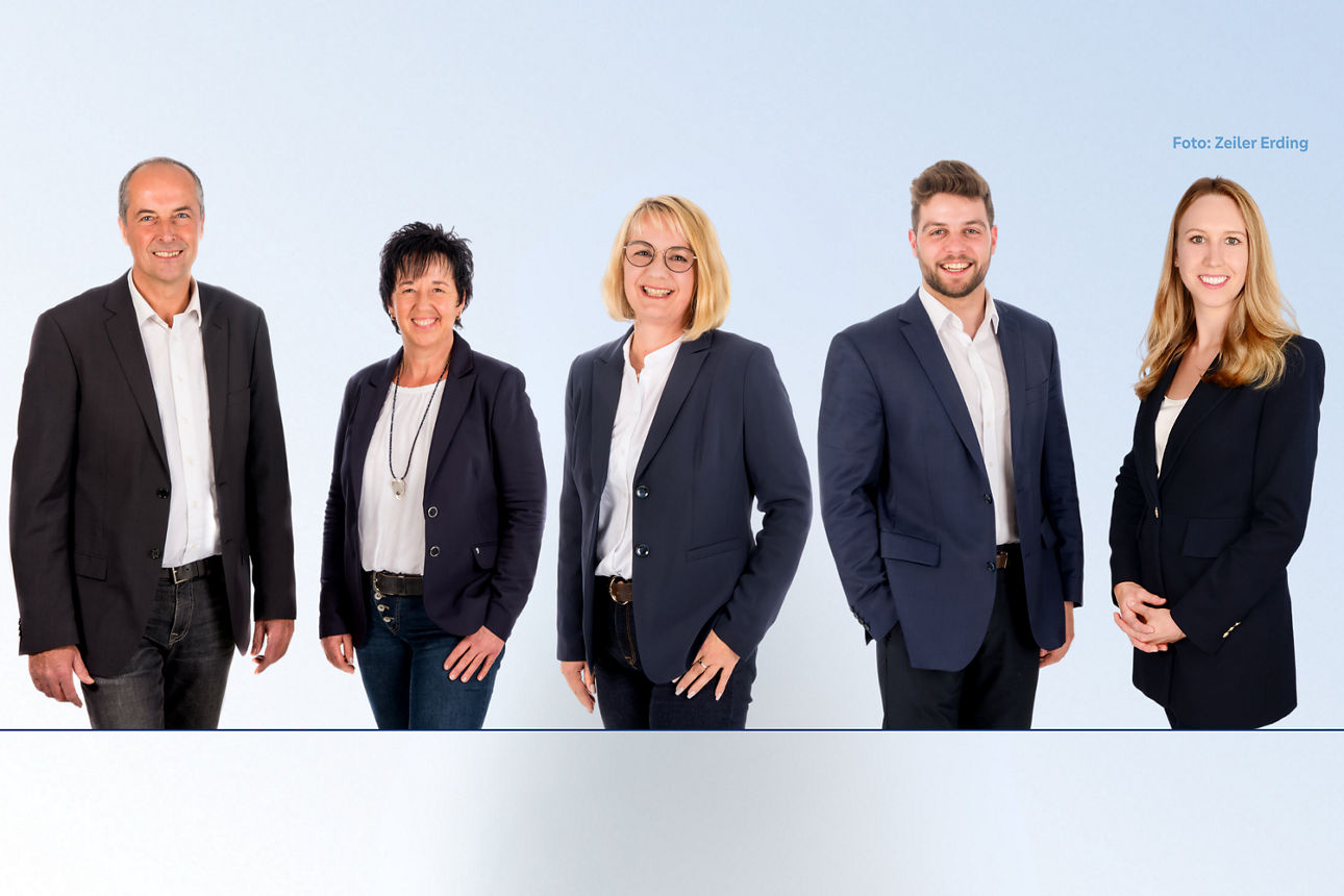 Team der VR-Immobilien Erding GmbH
