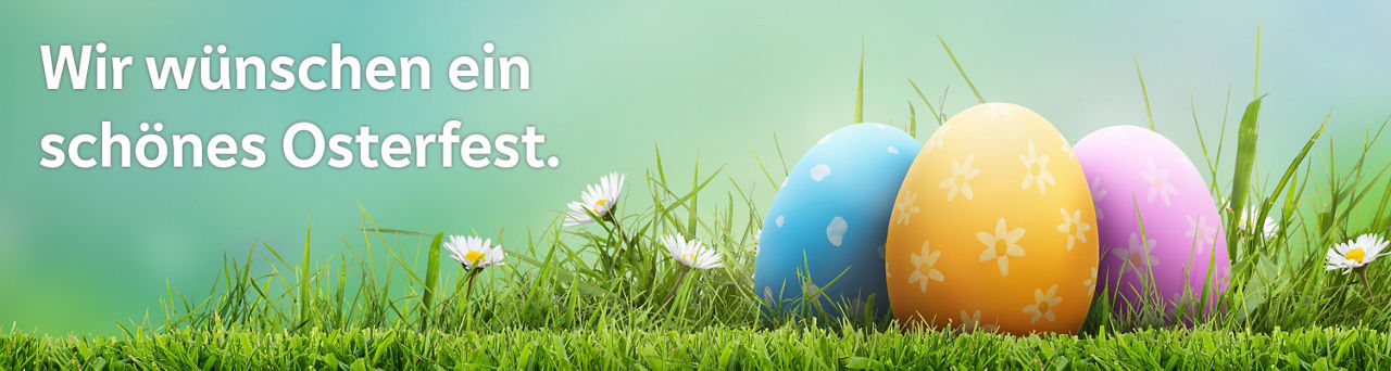 Wir wünschen ein schönes Osterfest