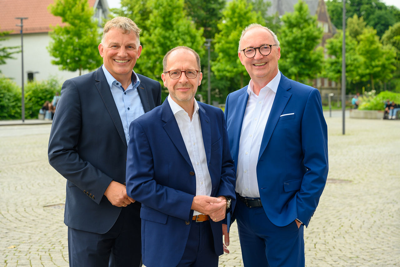 Foto unseres Vorstands - Frank Ostertag (Sprecher), Wolfgang Etrich, Martin Spils