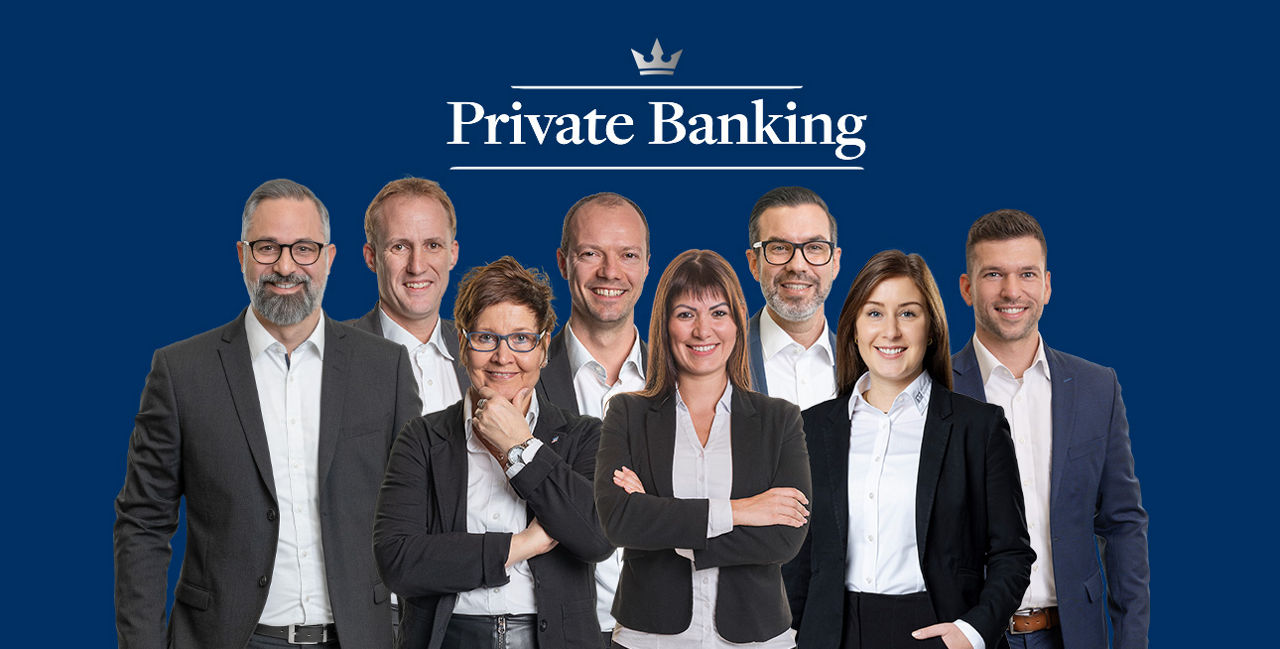 Unser Beraterteam vom Bereich Private Banking 