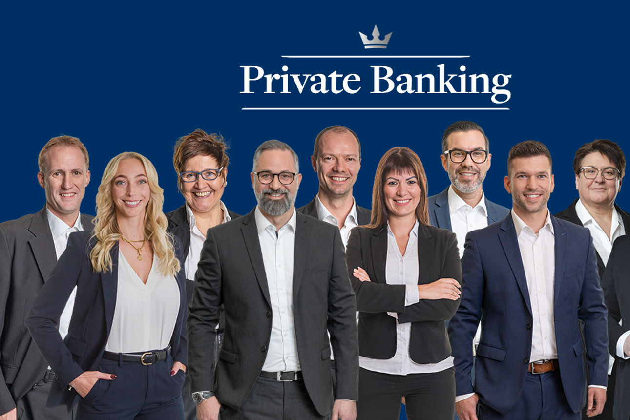 Unser Beraterteam vom Bereich Private Banking 