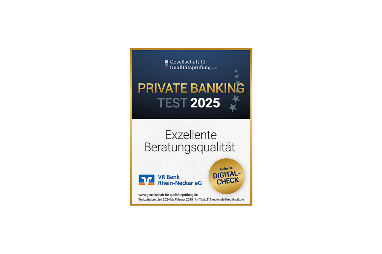 Auszeichnung „Exzellente Beratungsqualität“