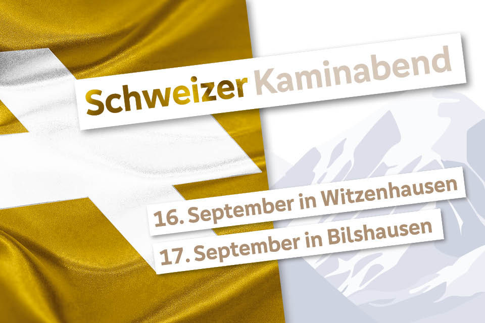 weißes Kreuz auf goldenem Hintergrund