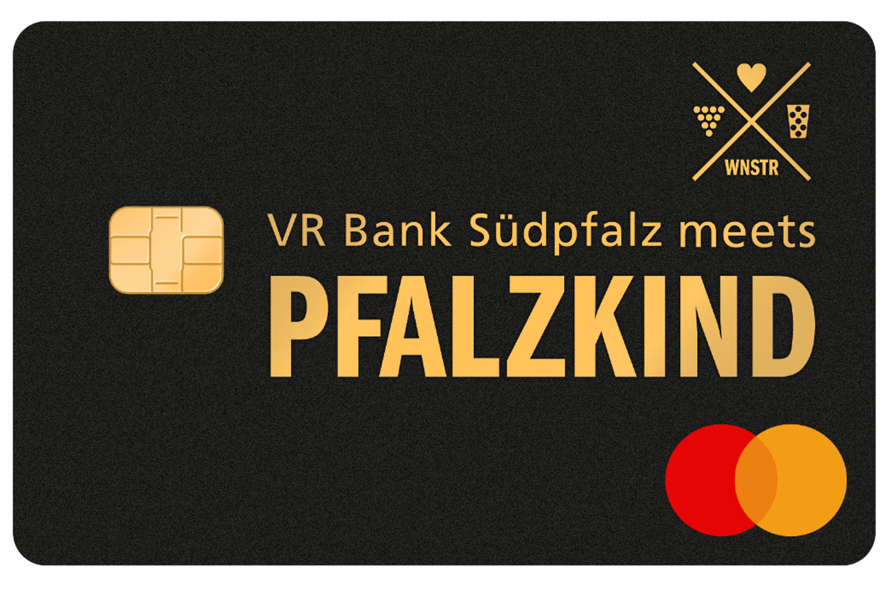 PFALZKIND GoldCard der VR Bank Südpfalz