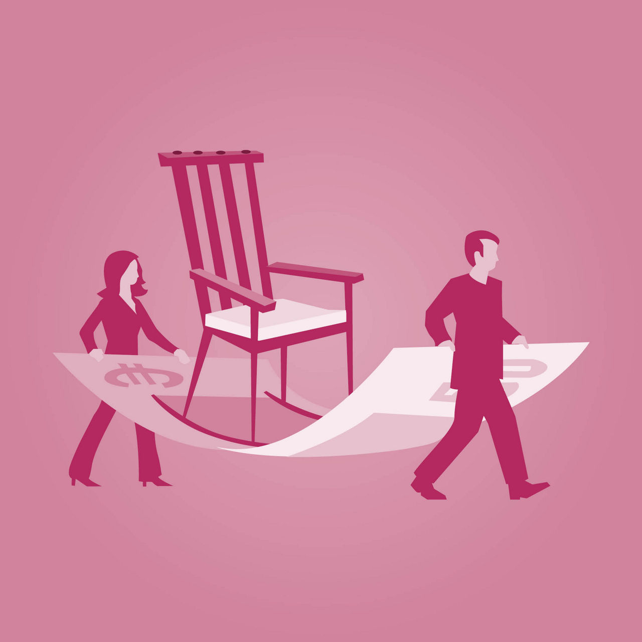 Piktogramm mit Kapitän auf einem Geldscheinschiff