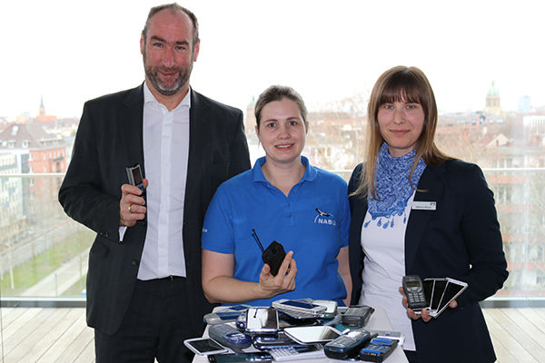 v.l.n.r.: Dr. Michael Düpmann, Kristina Käferle, Martina Meyer