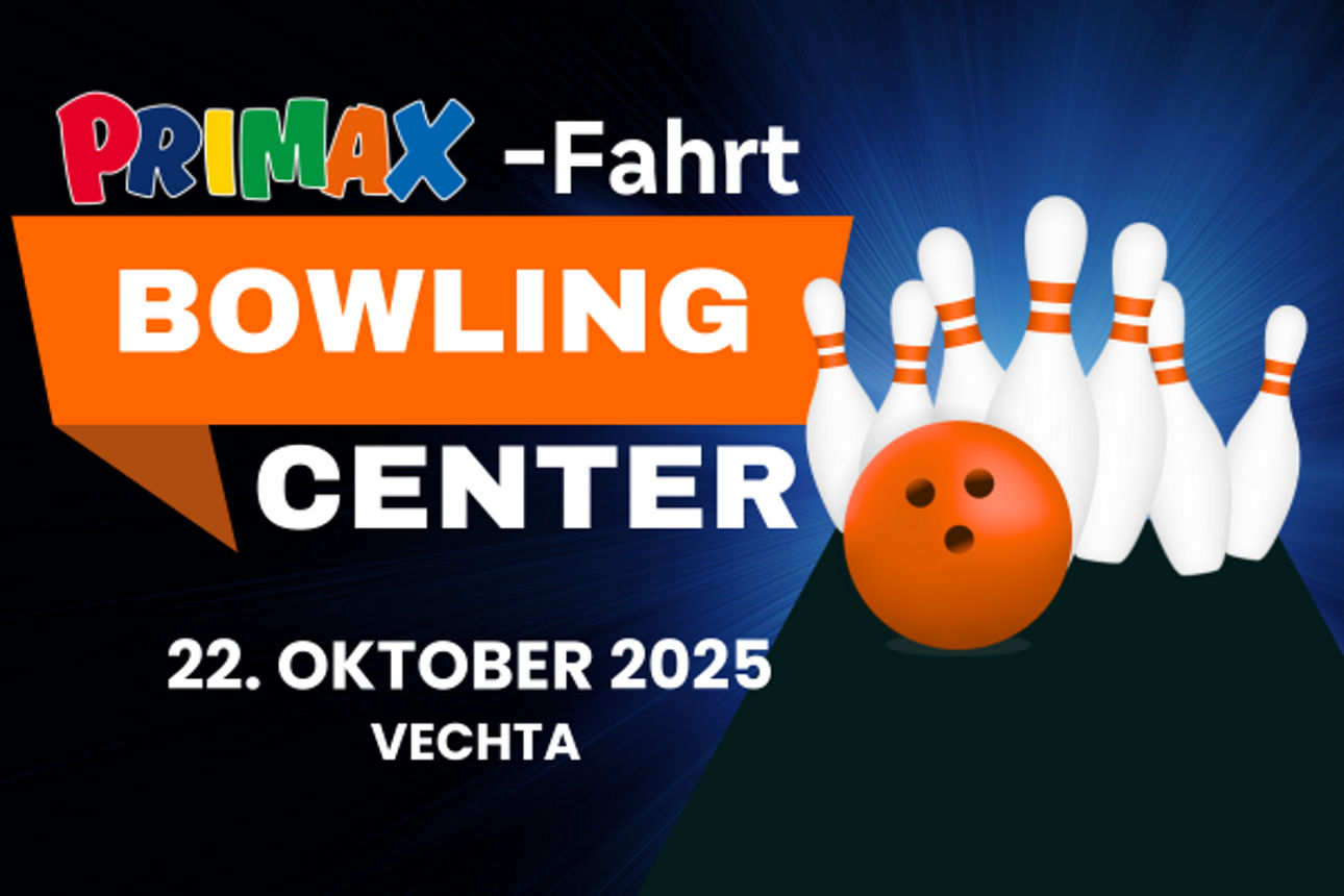 Werbebanner für die Primax Fahrt