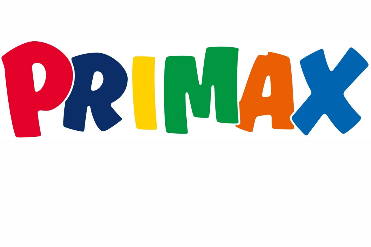 PRIMAX-Logo in bunten Farben