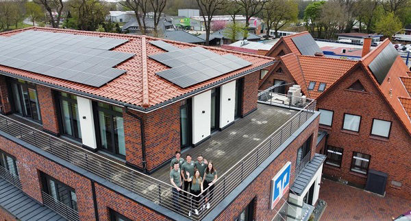 Photovoltaikanlage der Raiffeisenbank eG Scharrel