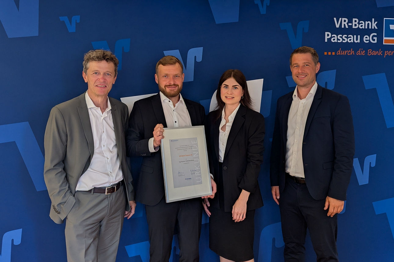 Auszeichnung zur Top-Fördermittelbank