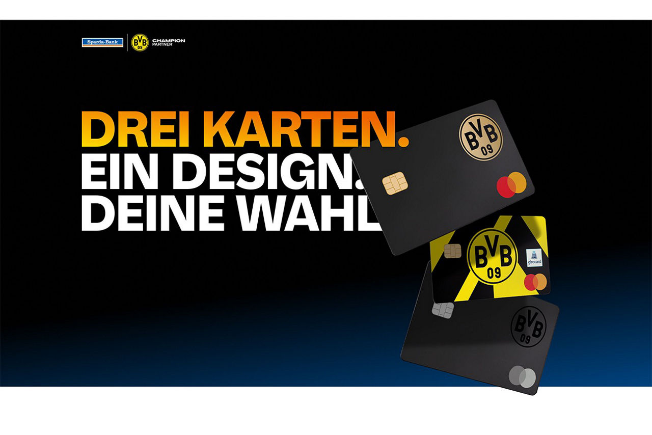 Abbildung der 3 Karten im BVB Design