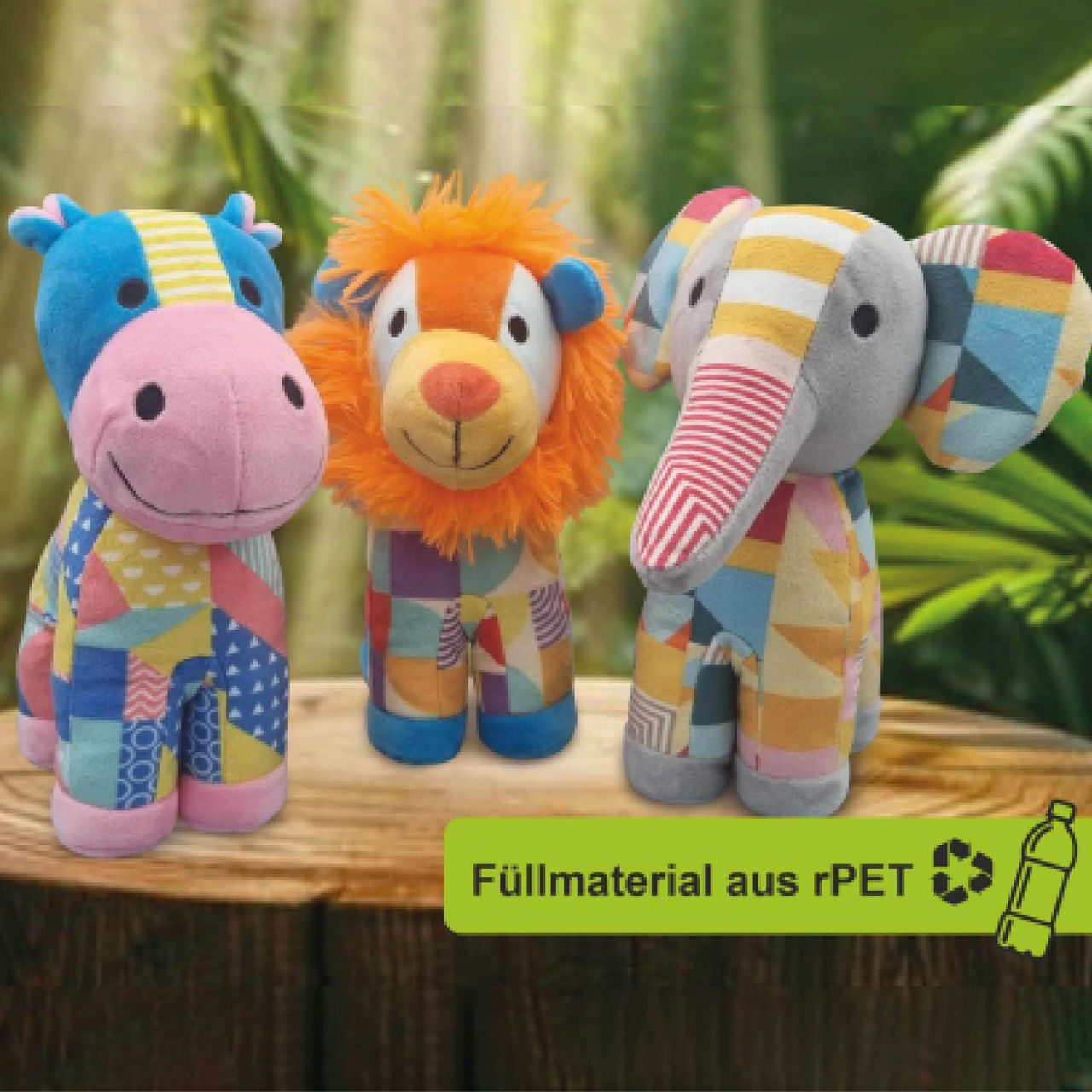PatchFriends Elefant // Löwe // Nilpferd