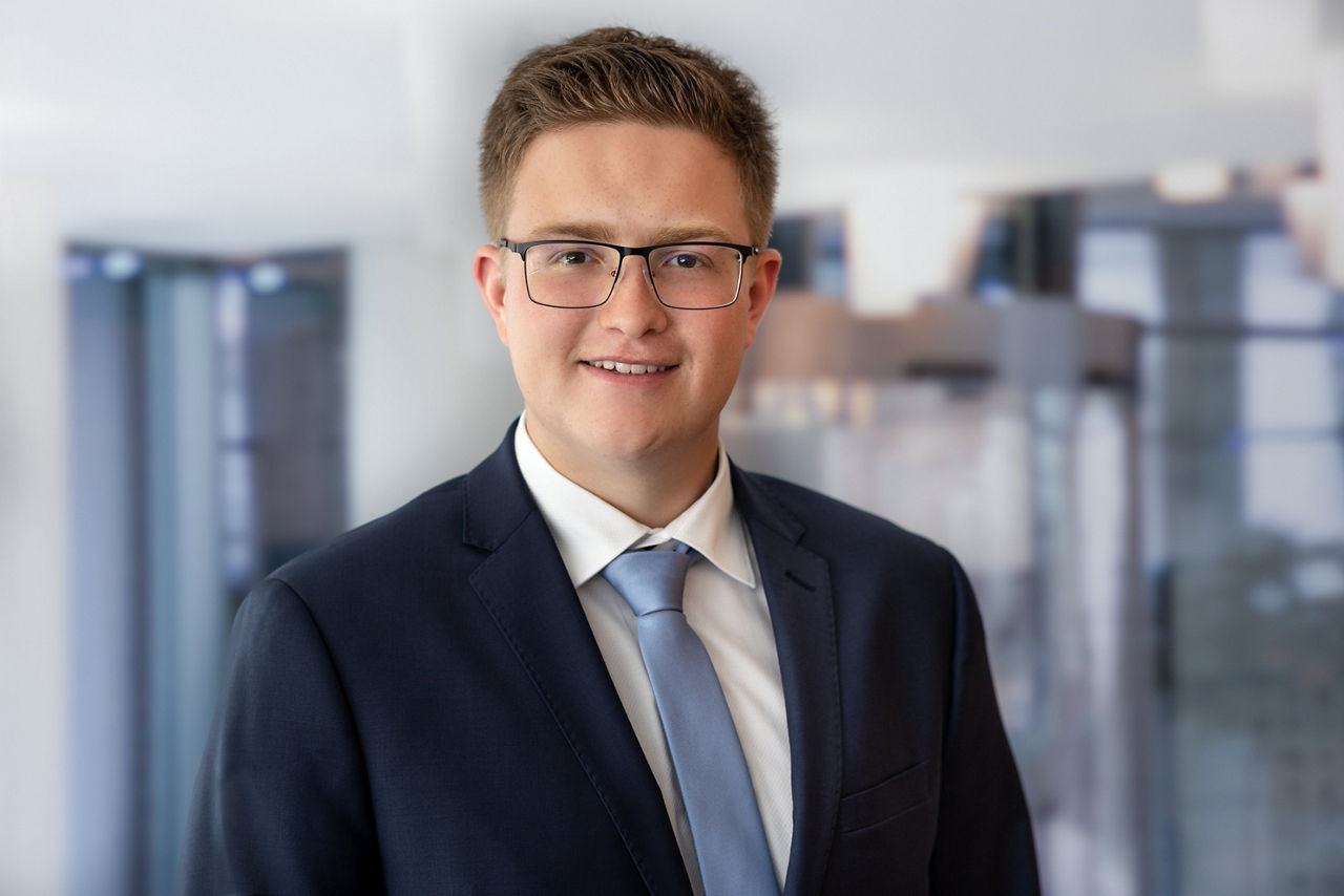 Portrait zeigt IMAXX-Mitarbeiter Paul-Moritz Klöß
