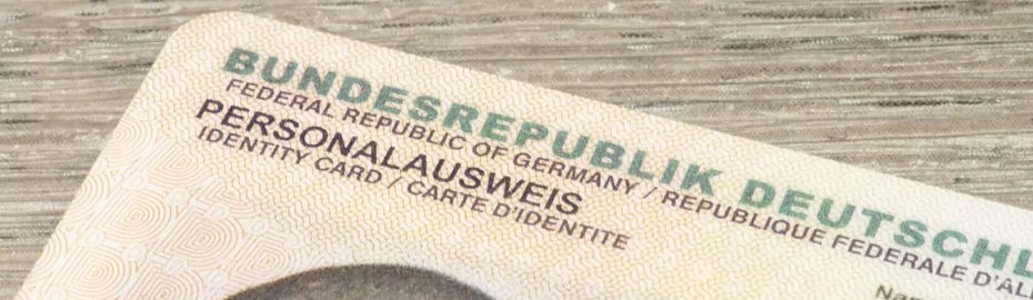 Bild eines Personalausweises