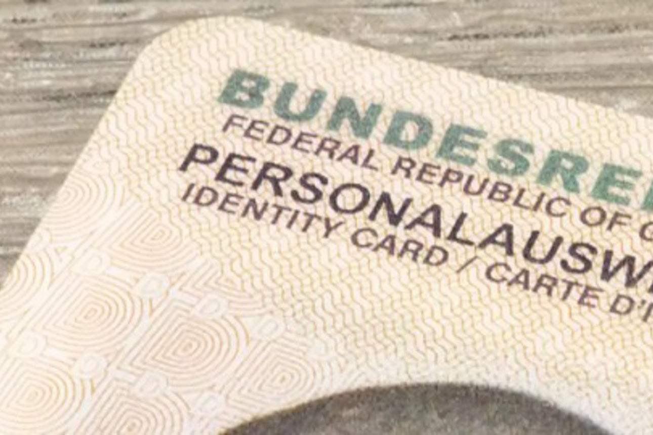 Bild eines Personalausweises