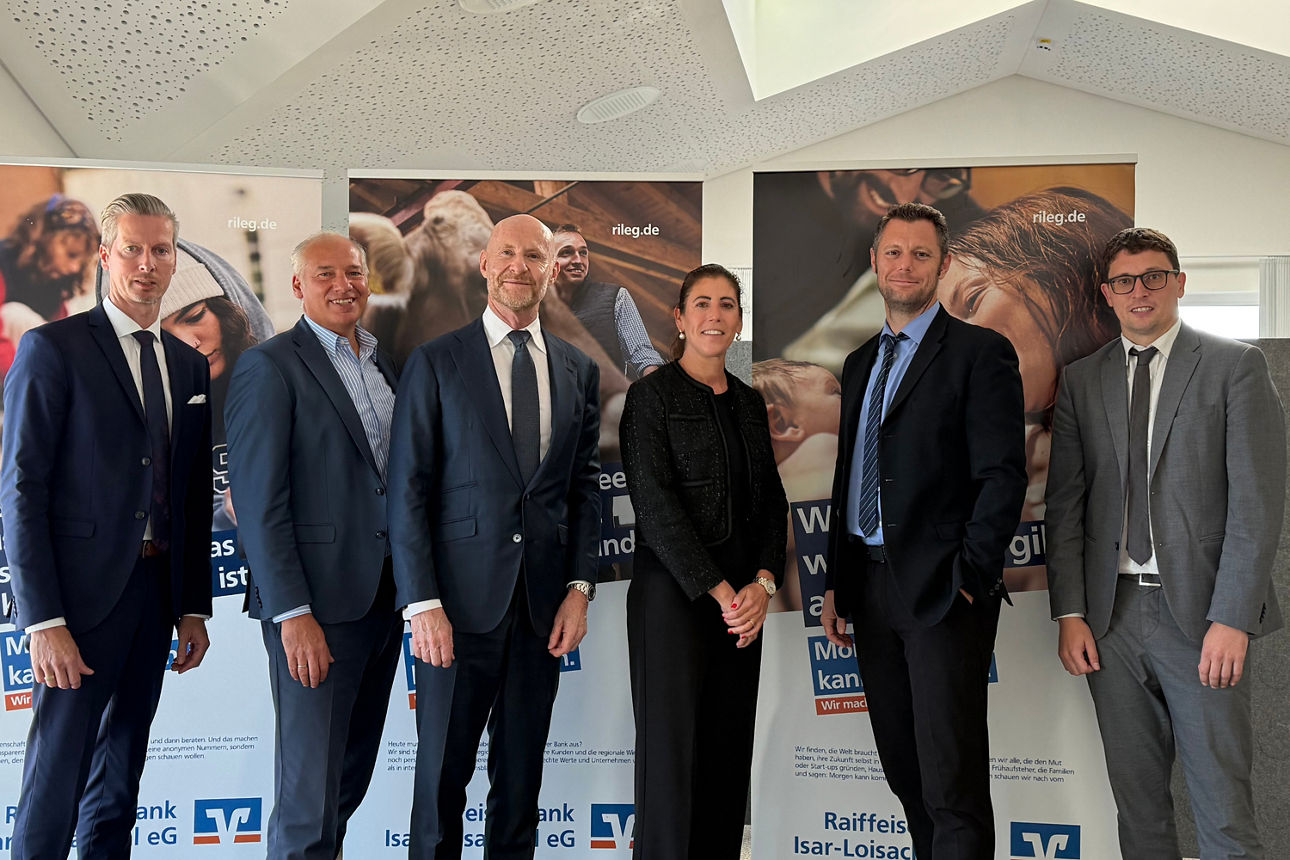 Luca Pesarini mit unserem Private Banking Team