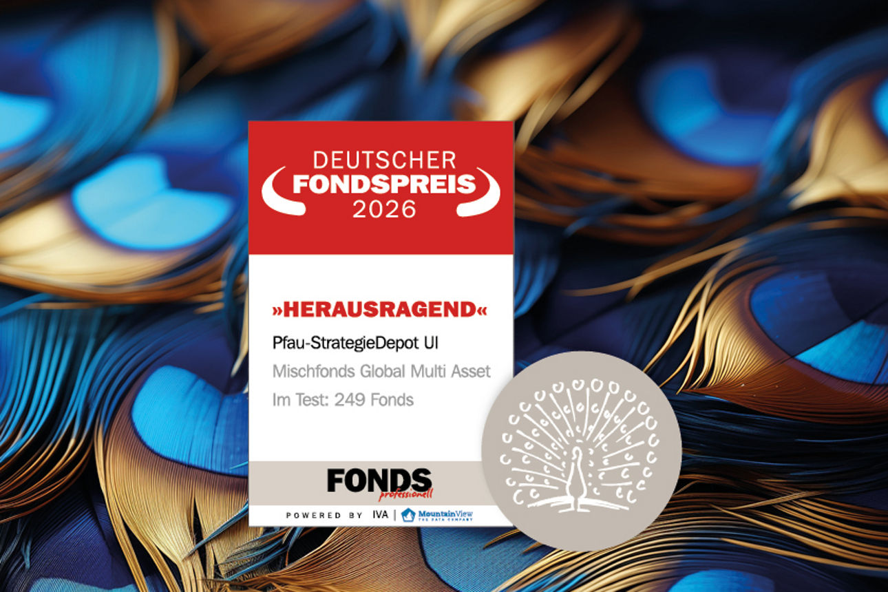 Das Prädikat "Herausragend" für das Pfau-StrategieDepot UI