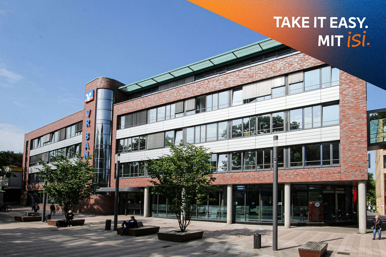 Foto der Filiale Pinneberg Bismarckstraße mit iSi-Hinweis