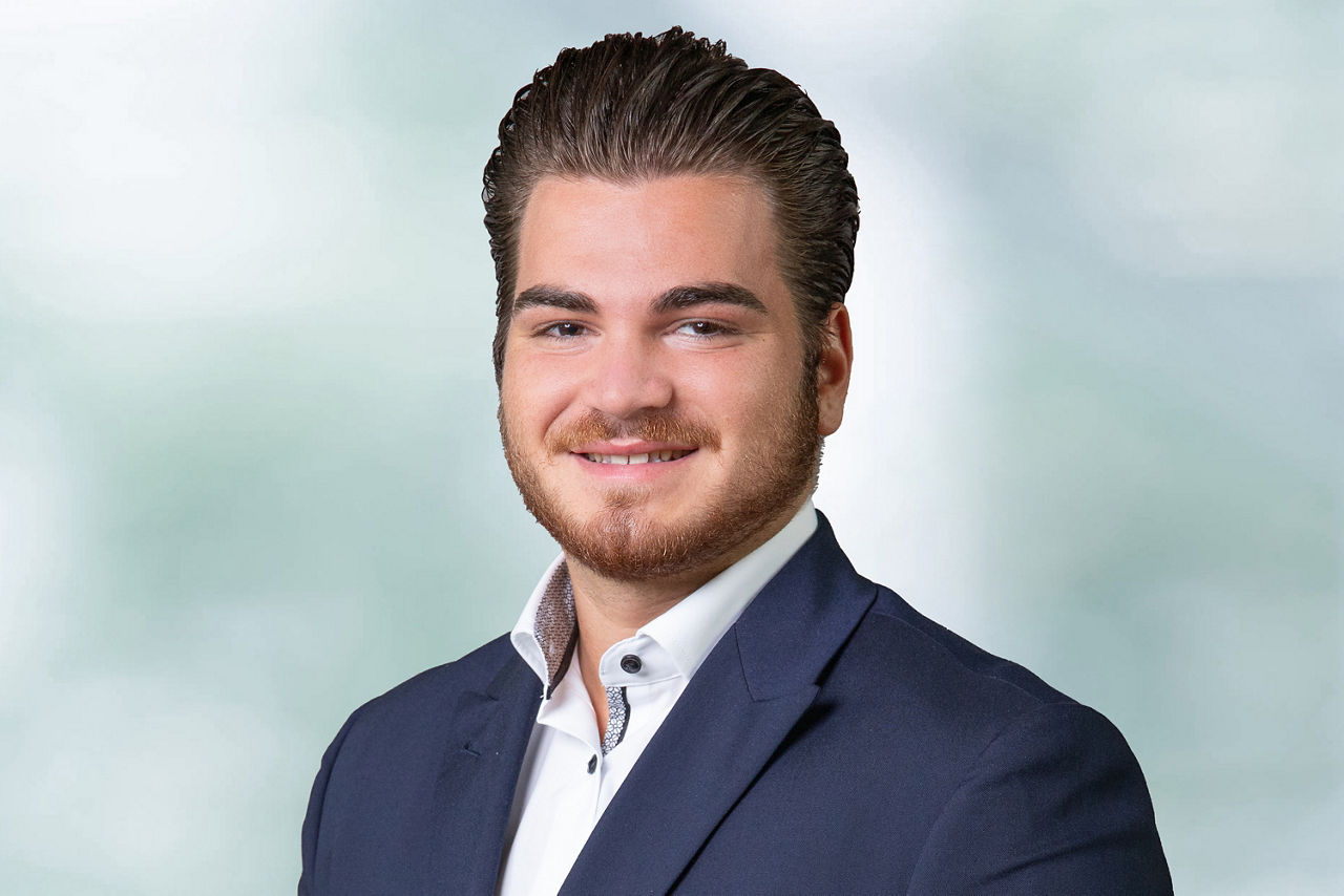 Adriano Piras, Azubi im 3. Lehrjahr der Volksbank Ruhr Mitte eG
