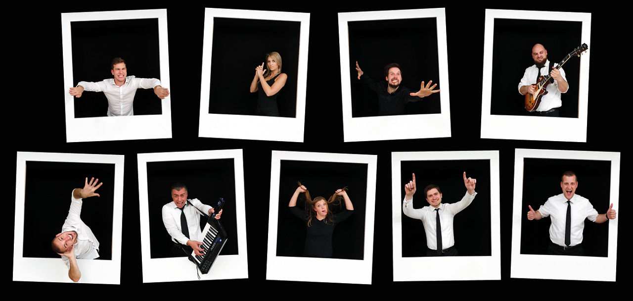 Portraitbilder der Mitglieder der Bank 6th Element