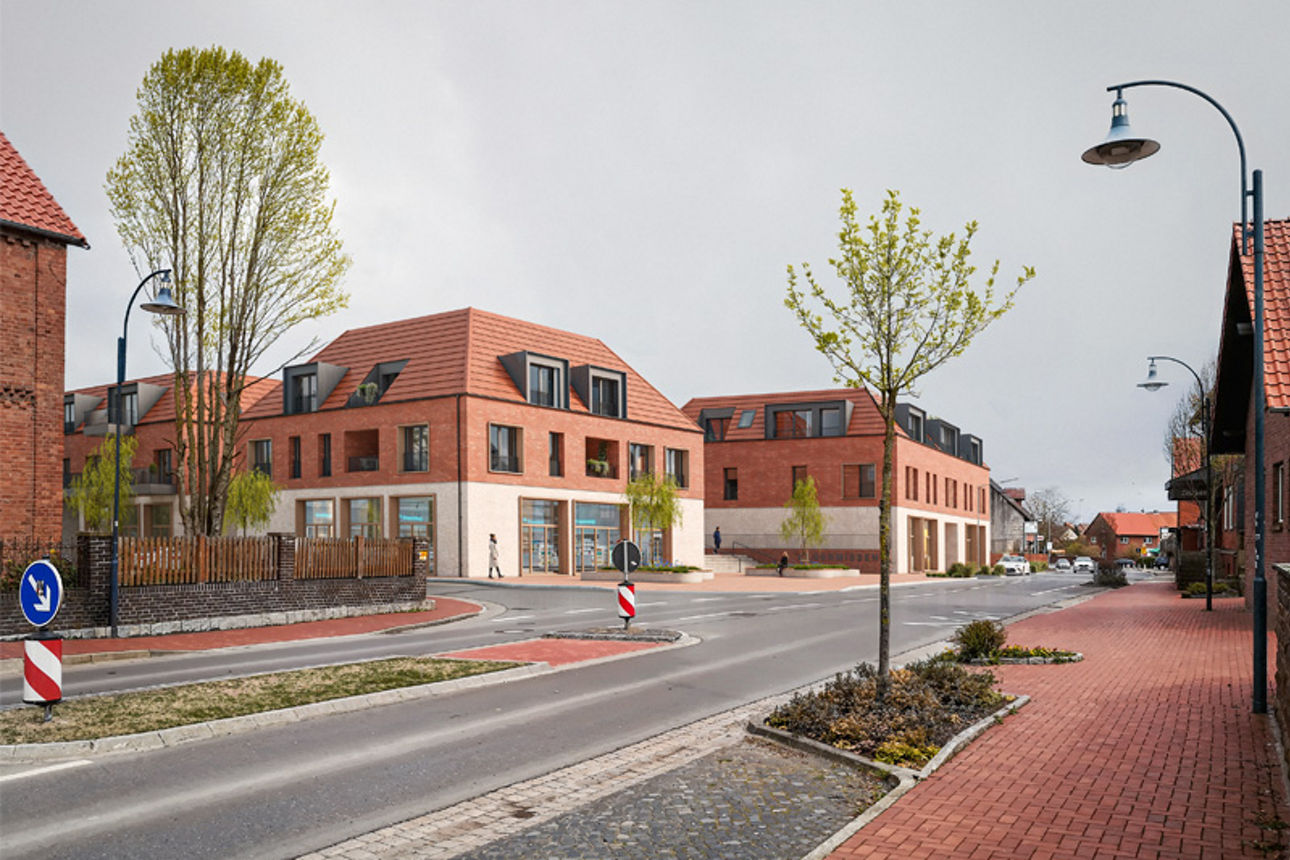 Visualisierung des Bauprojektes in Algermissen