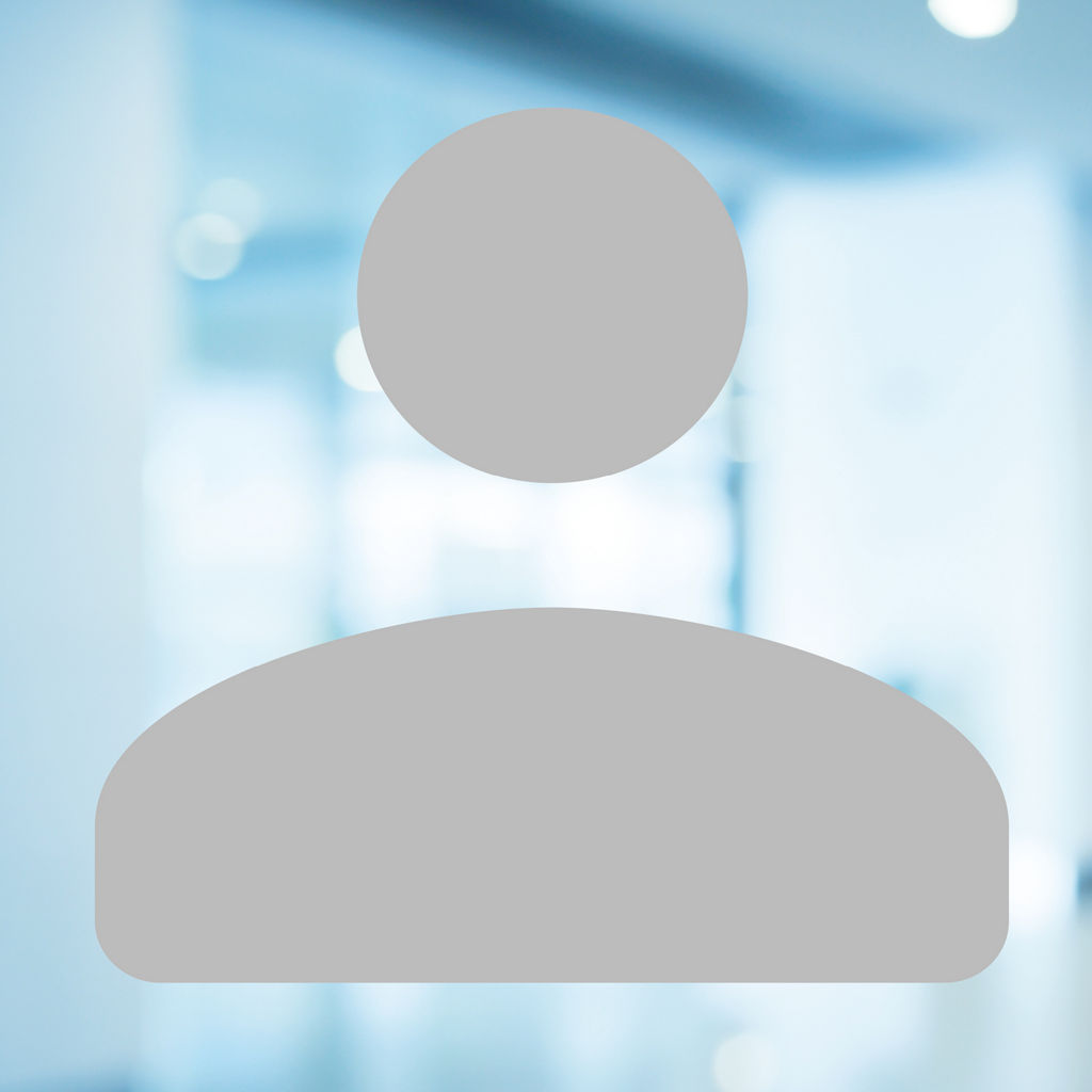Neutrales Platzhalterbild für ein Profilfoto: stilisierte, graue Silhouette einer Person vor hellem Hintergrund