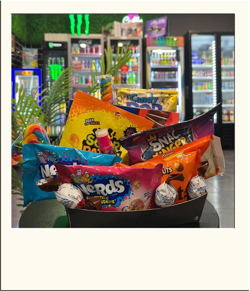 2. Wochengewinn: Süßigkeiten-Paket von EinfachKiosk im Wert von 40 € - Abbildung eines Süßigkeitenkorbes