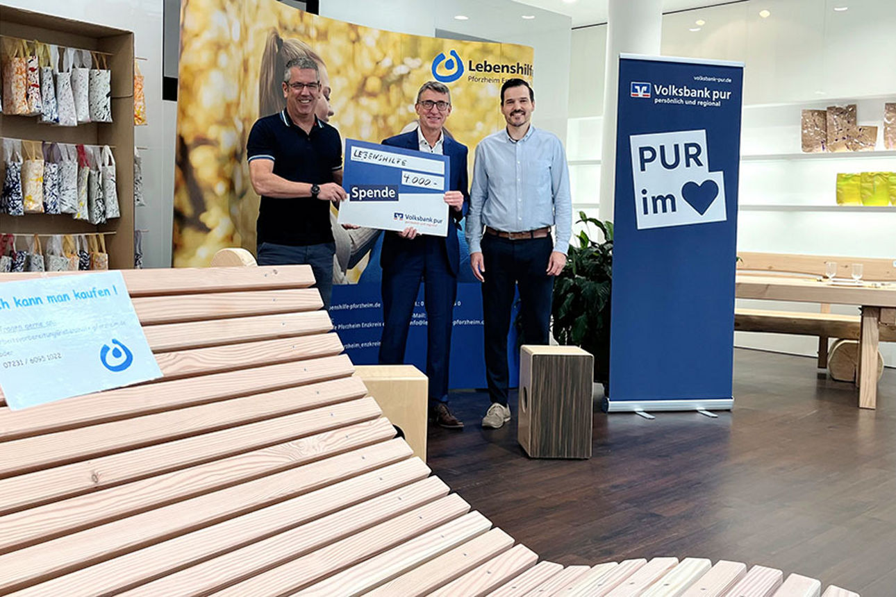 Pop-up-Store der Lebenshilfe im VolksbankHaus