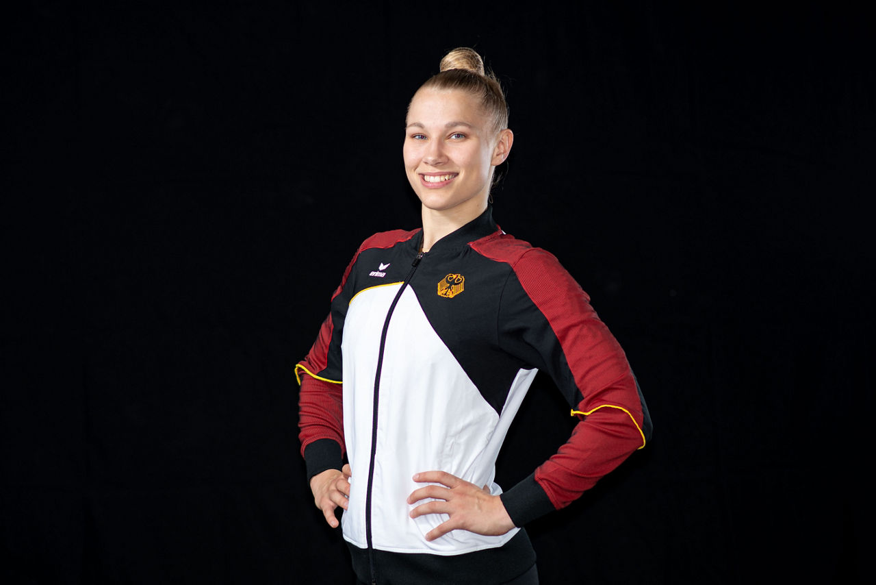 Aerobicturnerin Charlotte Densch 