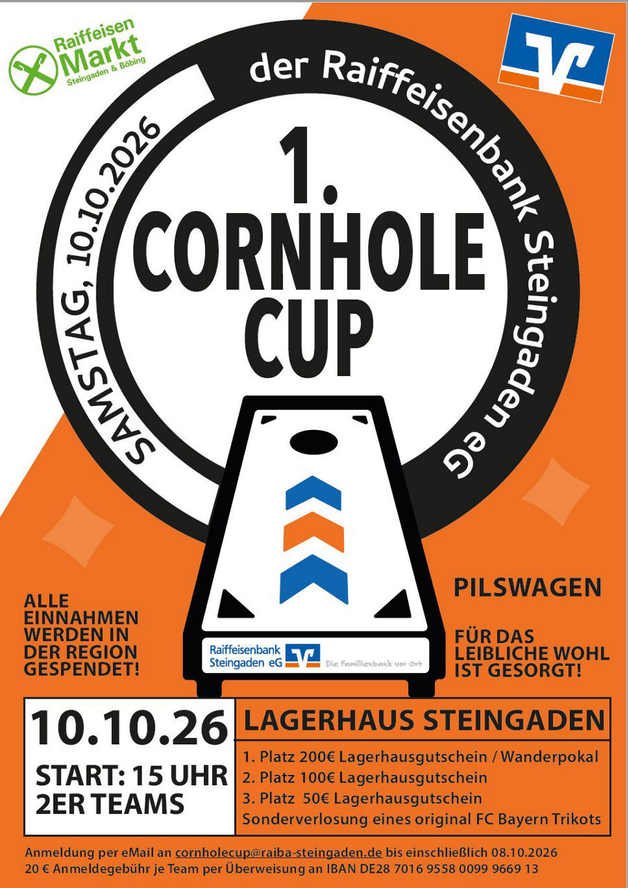 Einladung zum Cornhole Cup