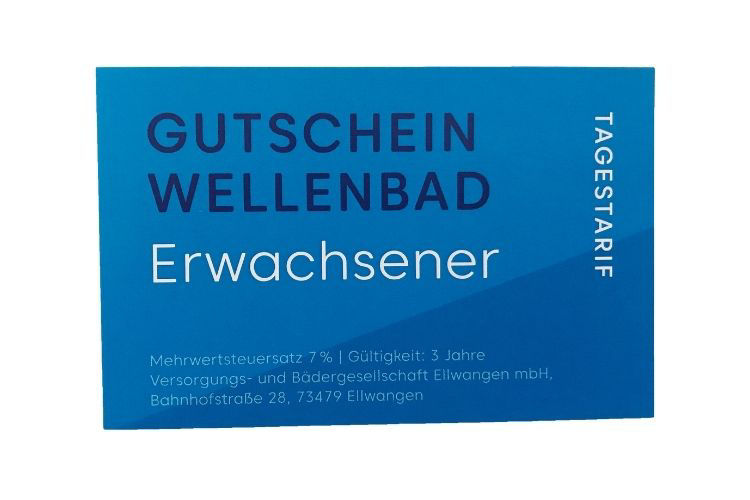 Gutschein Wellenbad Ellwangen