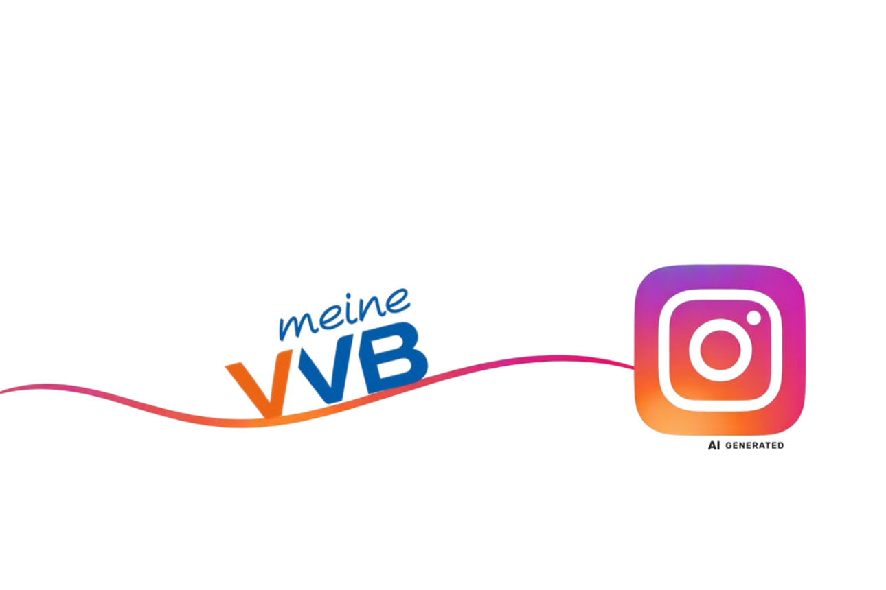 Logo Instagram - Kamera mit Linse in blau