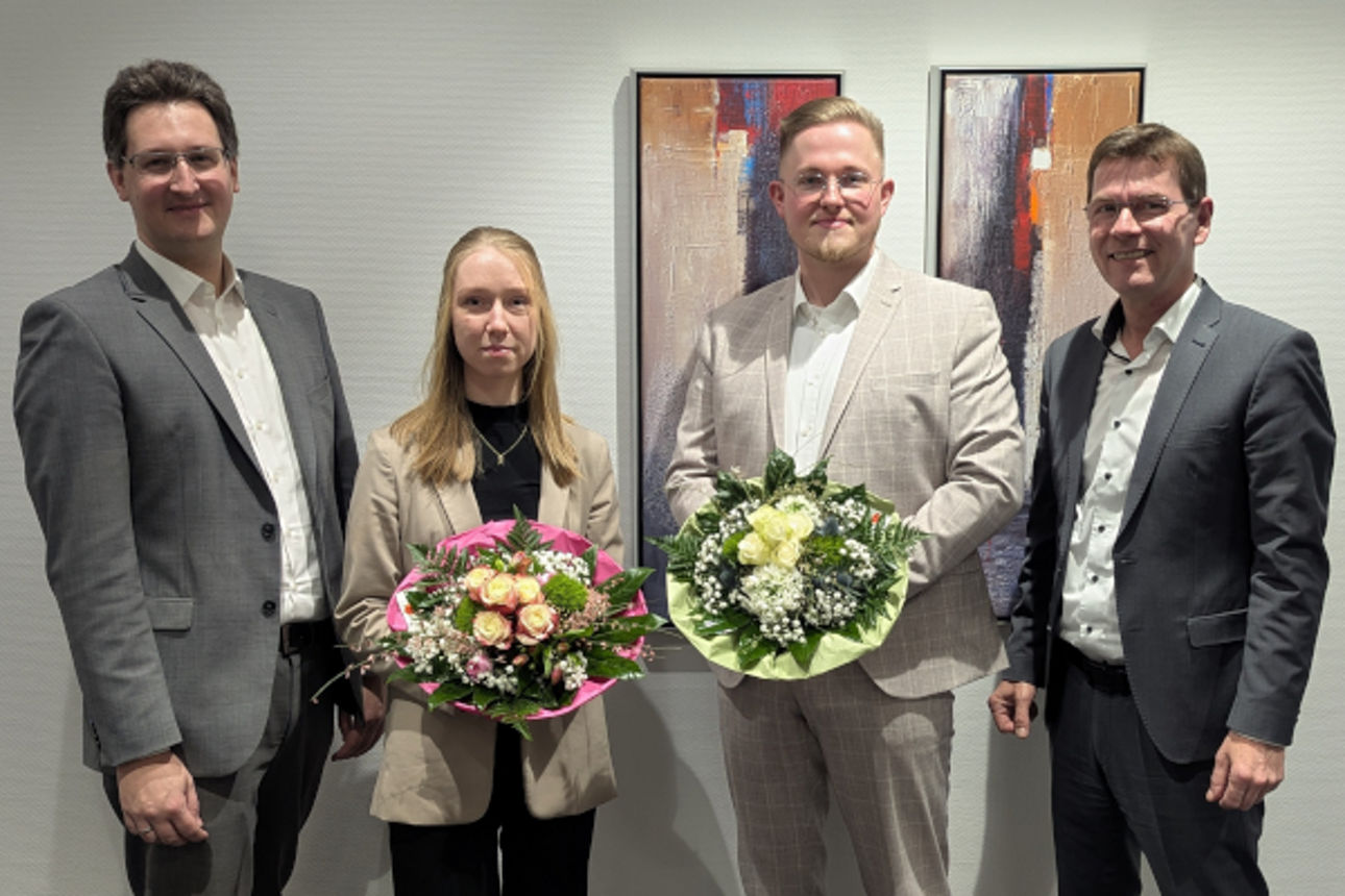 Prüfung Alina Markwart und Georg Thomas