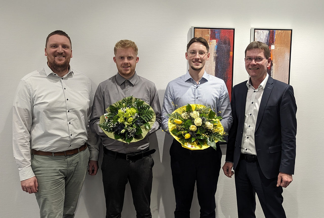 Ausbildungsprüfung Dominik Albers und Luka Neumann