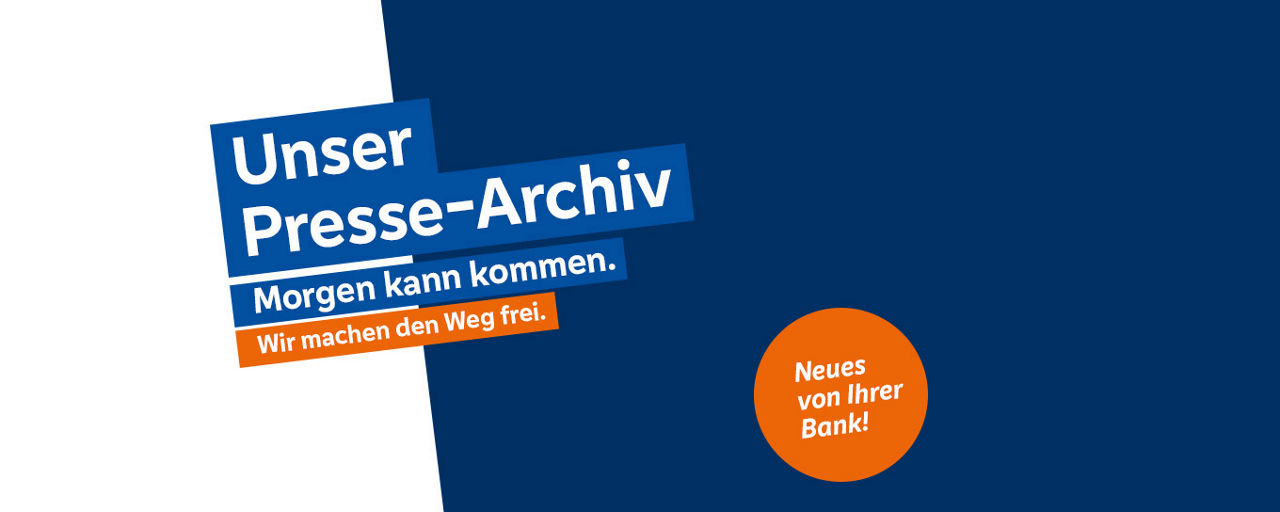 Grafik mit Aufschrift "Unser Presse-Archiv"