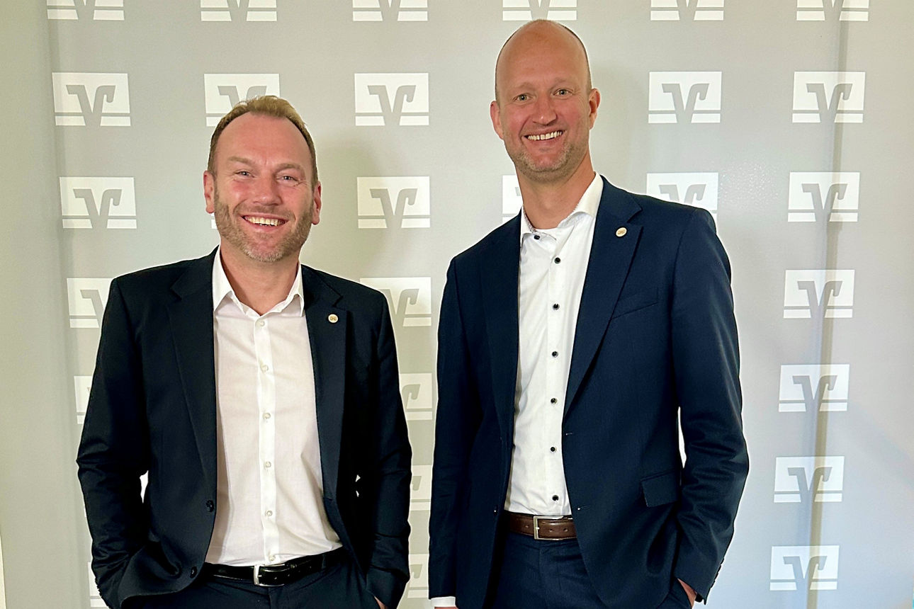 Vorstand der Volksbank Rottweil eG - Boris Braun und Carsten Brüner