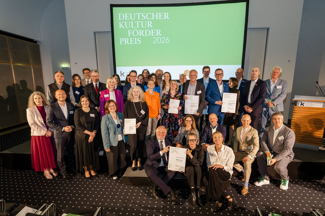 Gruppenbild im Rahmen der Nominierung für den Kulturförderpreis