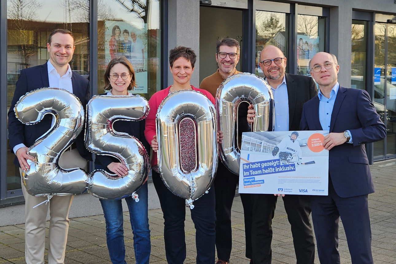 Große Freude herrscht beim TV Friedrichstal über seinen Sonderpreis in Höhe von 2.500 Euro für seine inklusive Vereinsangebot