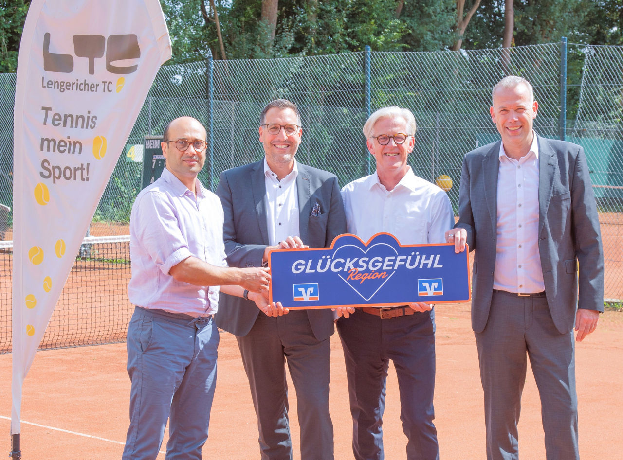 v.l.n.r.: Ali Hassan, Christian Schulz, Thomas Steenblock, Sascha Kötterheinrich